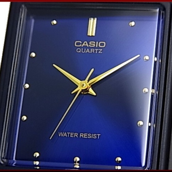Casio Blue Gold Marker Elegant Watch Resin Band - Picture 4 of 5